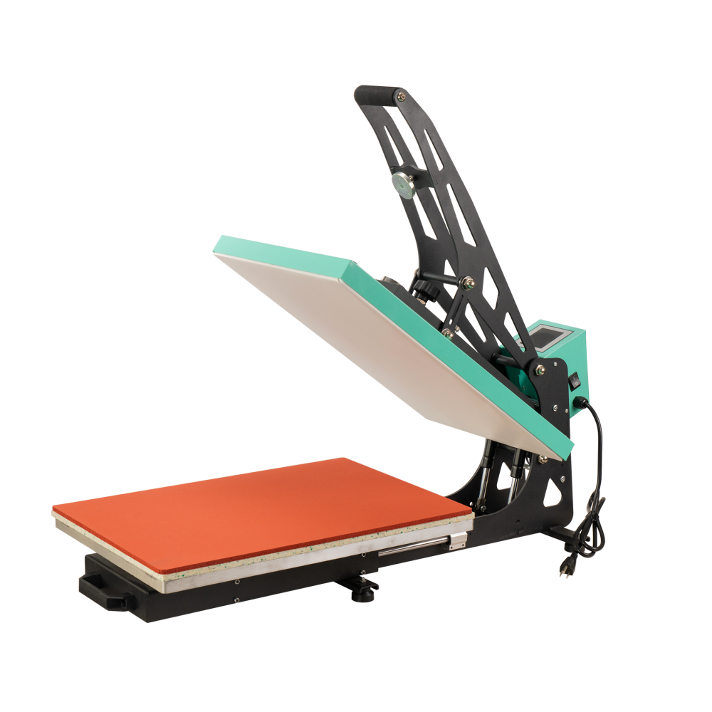 16x24 Semi-automatic Heat Press Machine With Auto Open and Slide-out base
