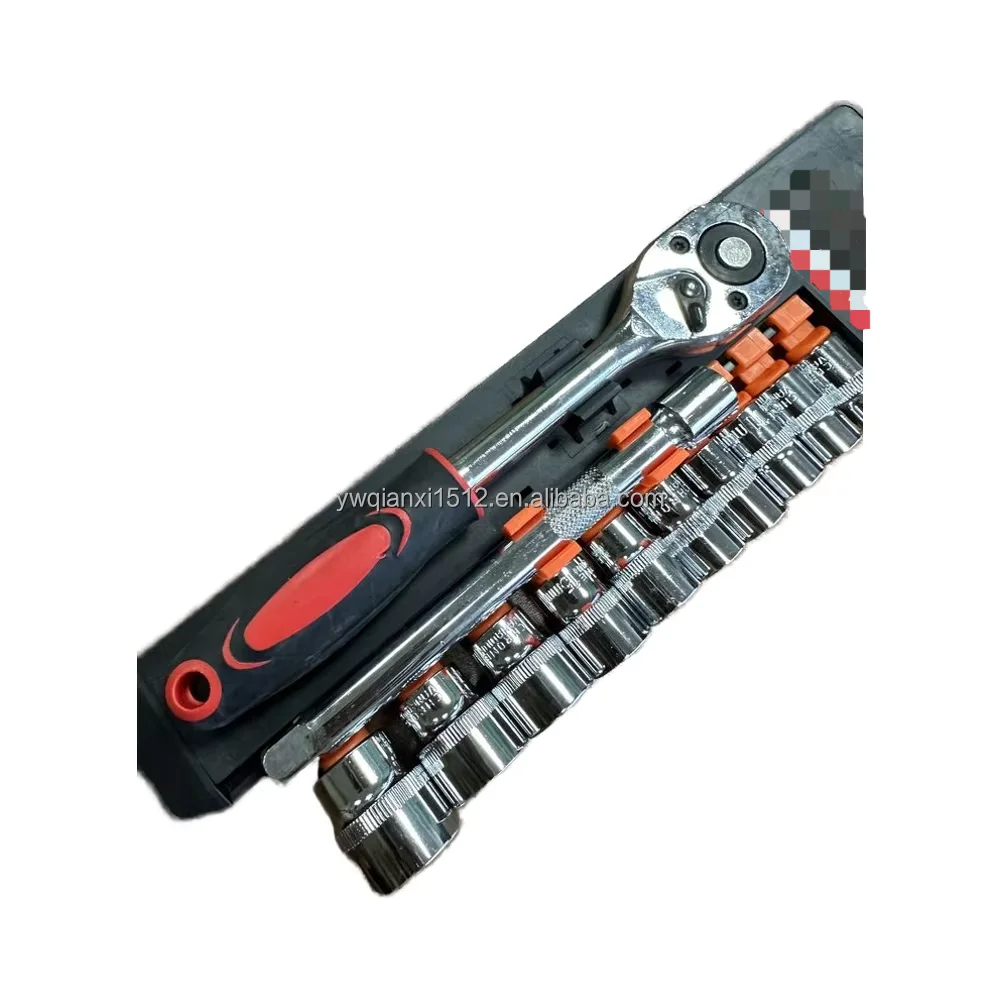 12pcs CR-V Durable Carbon Steel Auto Repair Kit 3/8 Quick Ratchet Wrench Socket Set Cars Boats Motorcycles Hand OEM Customizable