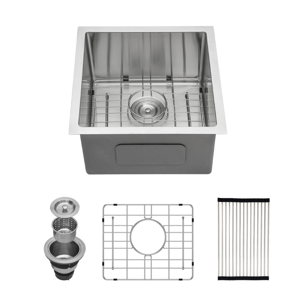 30 Inch Undermount Sink - 30"x18"x10" Gunmetal Black Undermount Kitchen Sink 16 Gauge 10 Inch Deep Single Bowl Kitchen Sink Basin