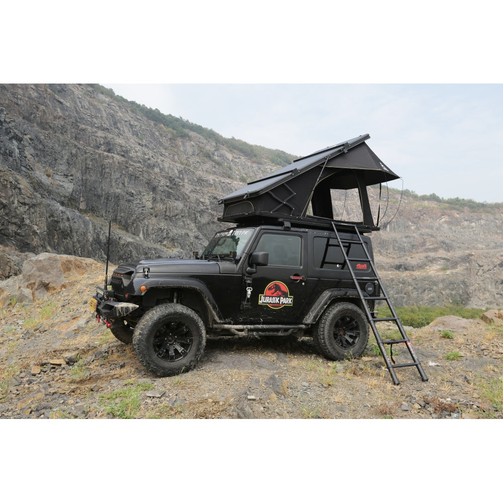 BEDTIME Hard Shell Rooftop Tent-Honeycomb aluminum,Hydraulic support,three second speed open,Roof rack,High sunscreen&water resistance Level,Sturdy,Better ventilation For 2-3 people Car SUV Truck tent