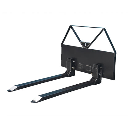 48" Economy Pallet Fork Skid Steer Quick Tach