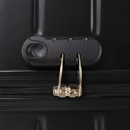 Three piece hard shell soft edge rotating wheel luggage compartment, 360 degree rotating four-wheel luggage compartment, lightweight, suitable for travel, plus hiking bag