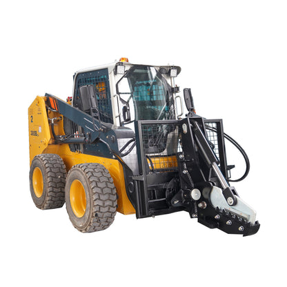Skid Steer Hydraulic Rotating Cutting Tree Shears Attachments, Universal Mount Quick Attach