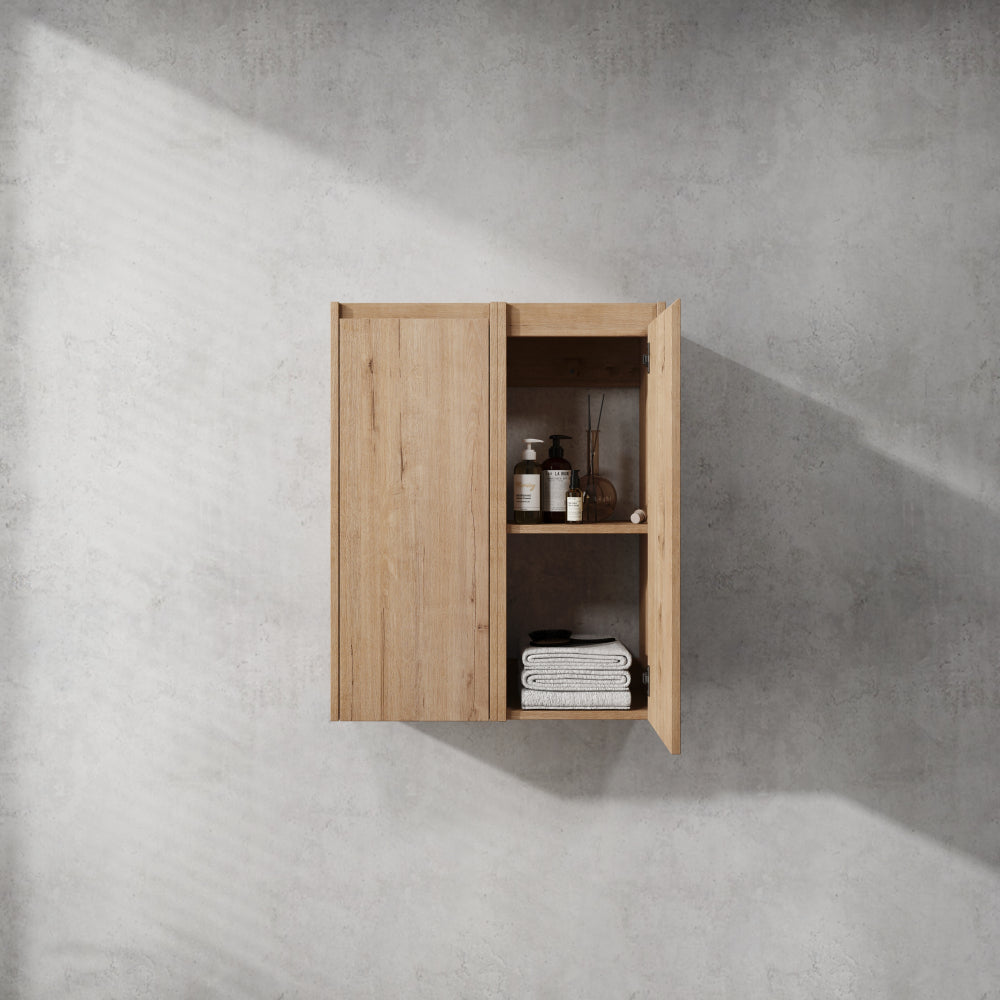 12" Bathroom Side Cabinet, 2-Soft Close Doors, Float Mounting Design, 12*2(KD-Packing)