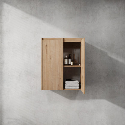 12" Bathroom Side Cabinet, 2-Soft Close Doors, Float Mounting Design, 12*2(KD-Packing)