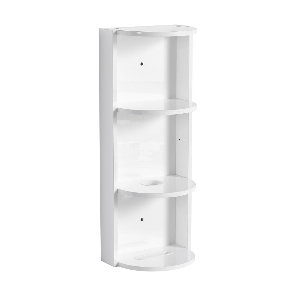 12" Bathroom Side Cabinet, 2-Soft Close Doors, Float Mounting Design, 12*2(KD-Packing)