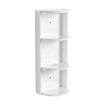 12" Bathroom Side Cabinet, 2-Soft Close Doors, Float Mounting Design, 12*2(KD-Packing)