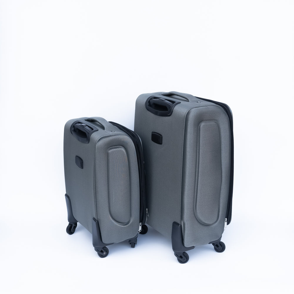 Luggage 2-piece backpack set gray(No password lock)