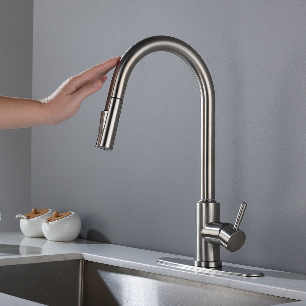 Touch Kitchen Faucet with Pull Down Sprayer