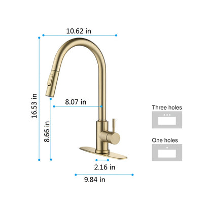 Touch Kitchen Faucet with Pull Down Sprayer