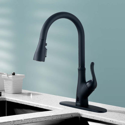 Pull Down Touchless Single Handle Kitchen Faucet