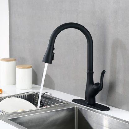 Pull Down Touchless Single Handle Kitchen Faucet