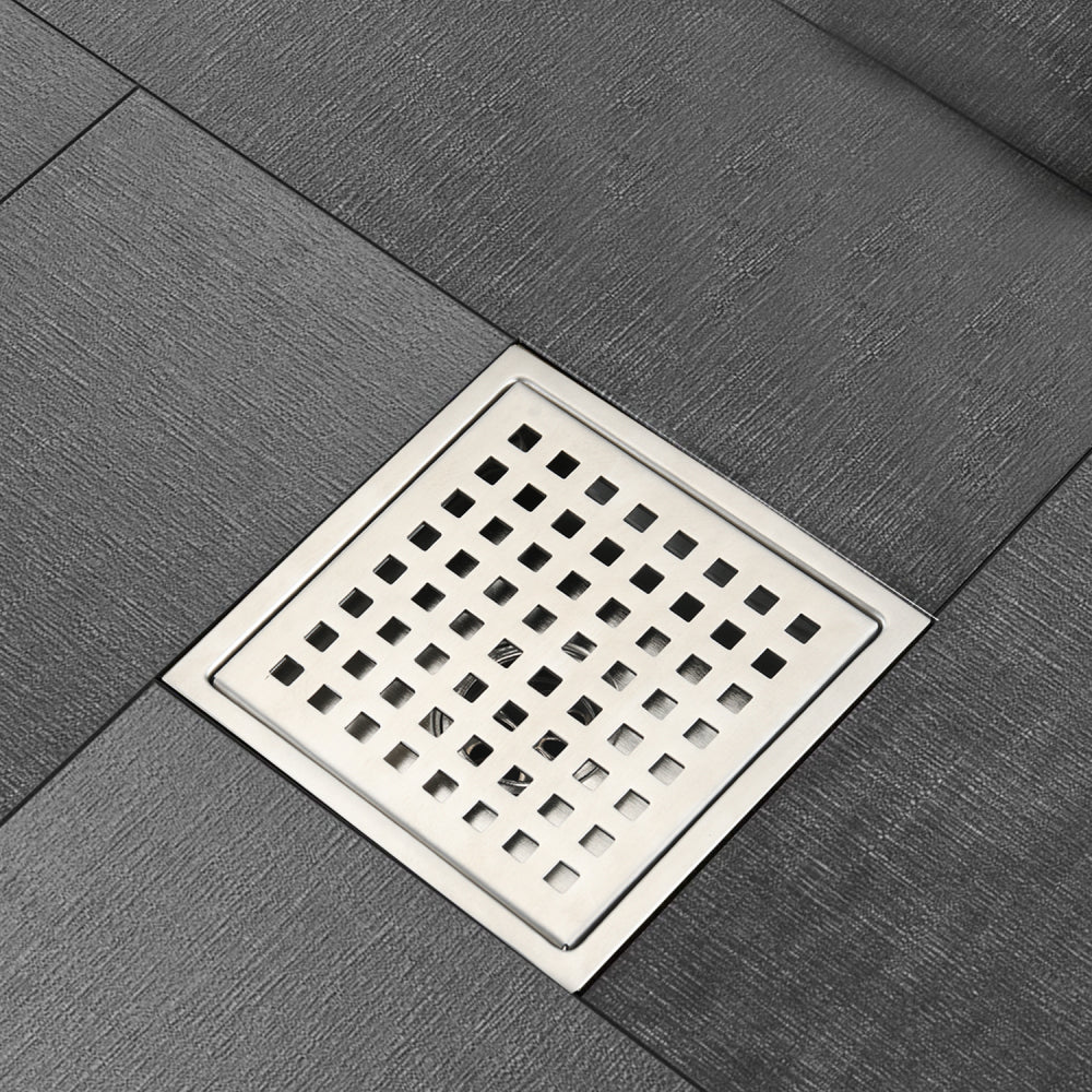 6 Inch Square Shower Floor Drain