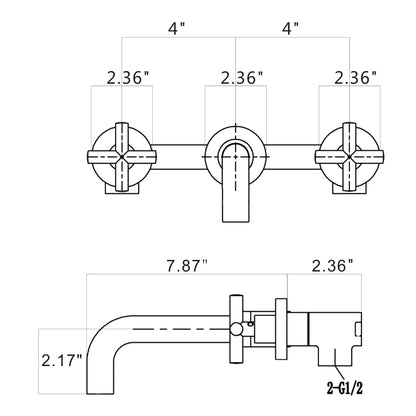 Bathroom Faucet Wall Mounted Bathroom Sink Faucet