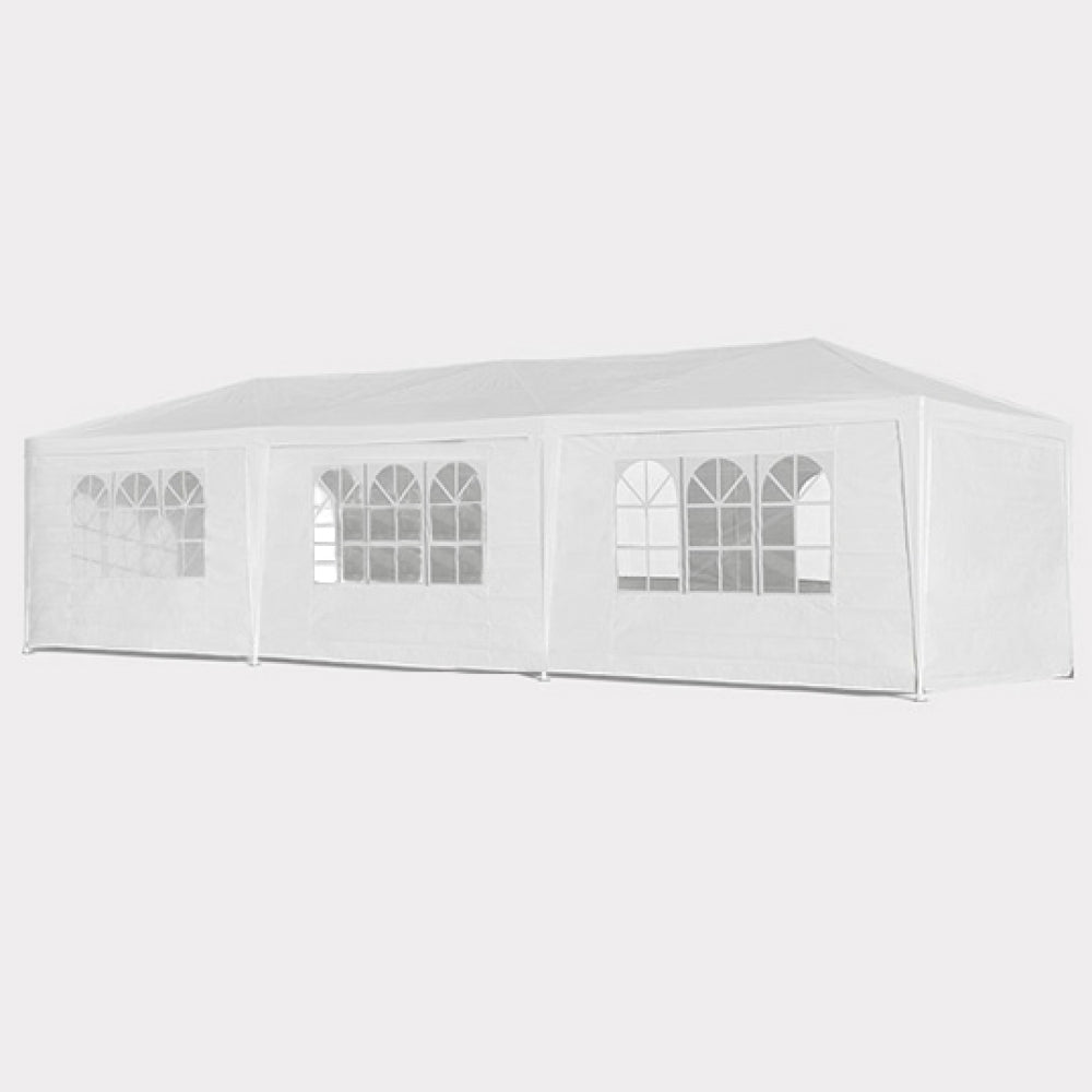 10x30' Wedding Party Canopy Tent Outdoor Gazebo with 8 Removable Sidewalls