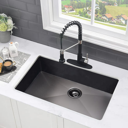 32" L X 18" W Undermount Kitchen Sink With Sink Grid