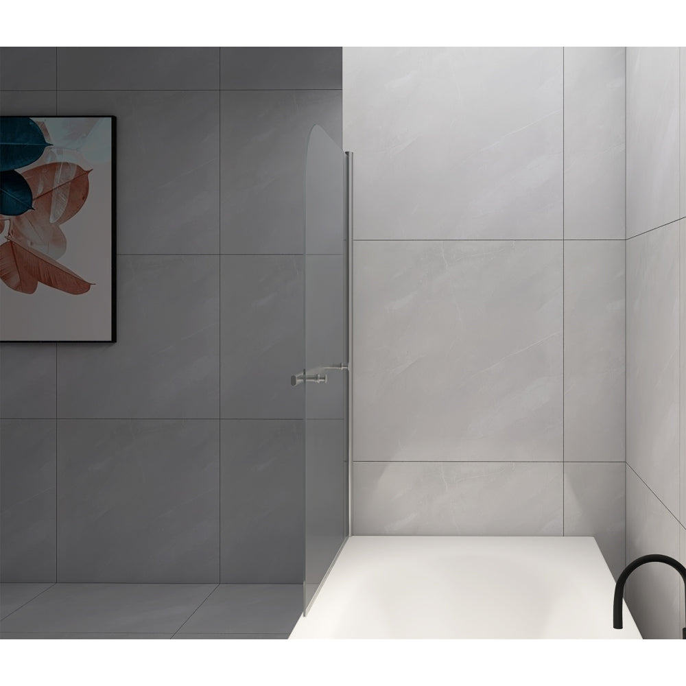 Goodyo 31"X55" Bathtub Screen Framless Shower Door Tempered Glass Shower Panel