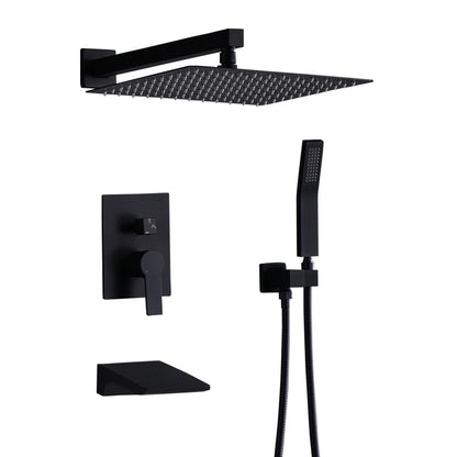 12inch Shower System With Handheld Shower Head