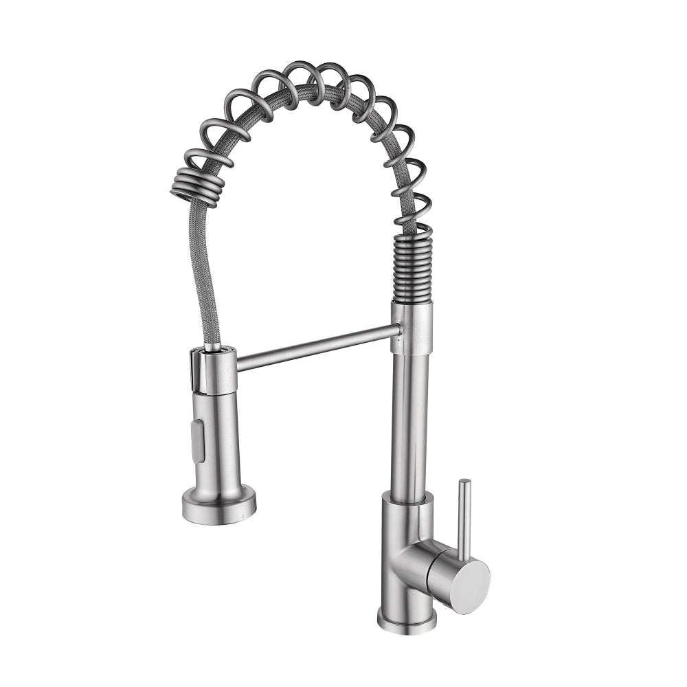 Single Handle Pull Down Sprayer Kitchen Sink Faucet