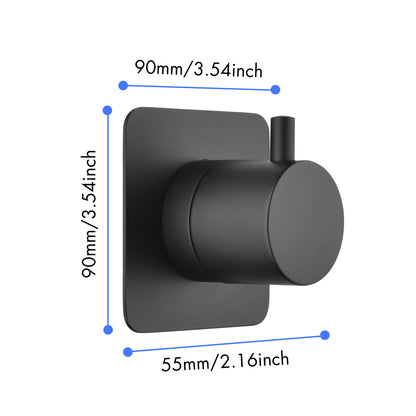 3/4" cast metal volume control valve        Master Shower Volume Control
adjustable  Brass Handle Valve Body 1 Piece