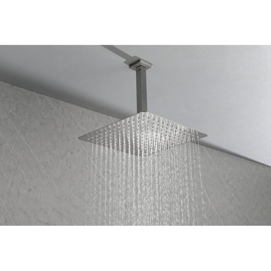 Rain Shower Head High Pressure Rainfall Showerhead Water Saving