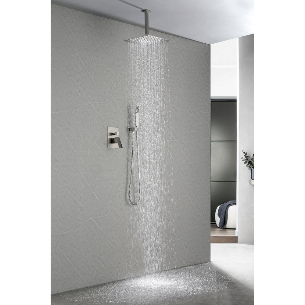 Rain Shower Head High Pressure Rainfall Showerhead Water Saving