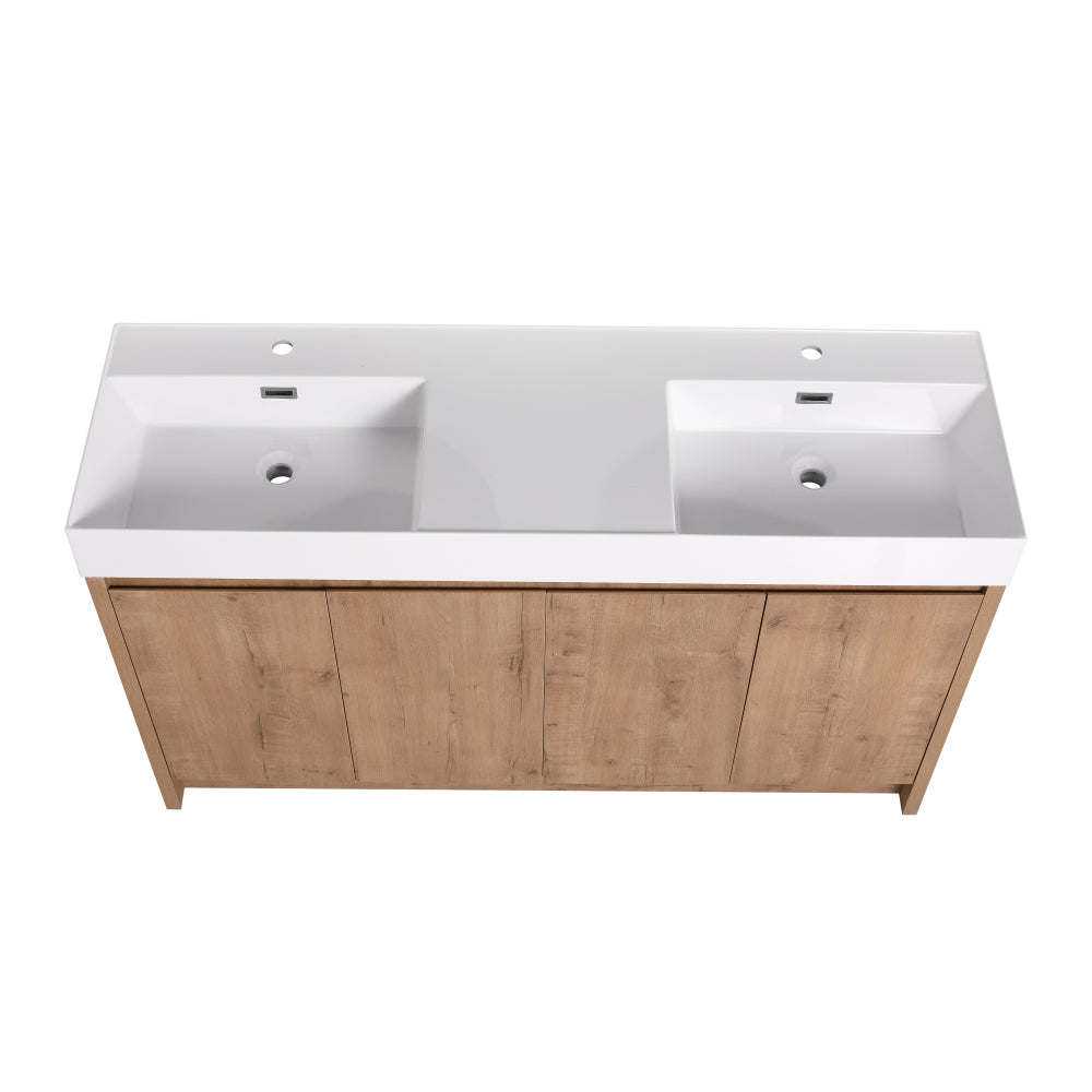 60 Inch Bathroom Resin Sink(GRB60120DMO)