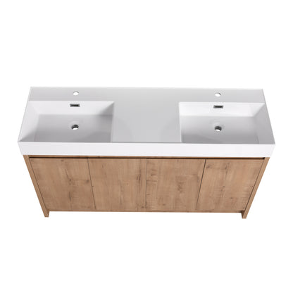 60 Inch Bathroom Resin Sink(GRB60120DMO)