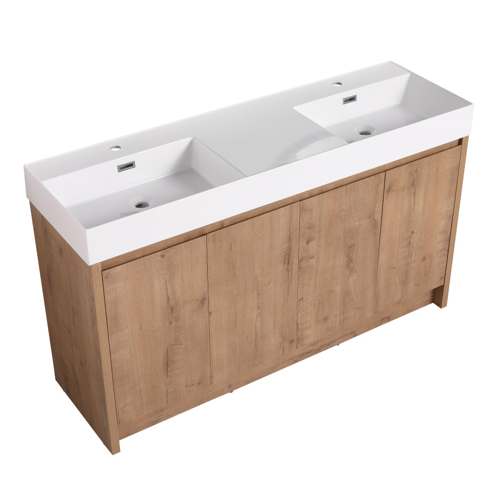 60 Inch Bathroom Resin Sink(GRB60120DMO)