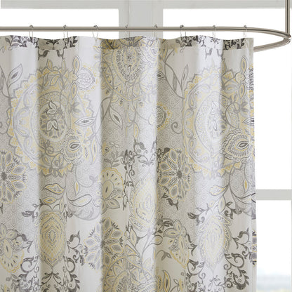 Printed Cotton Shower Curtain