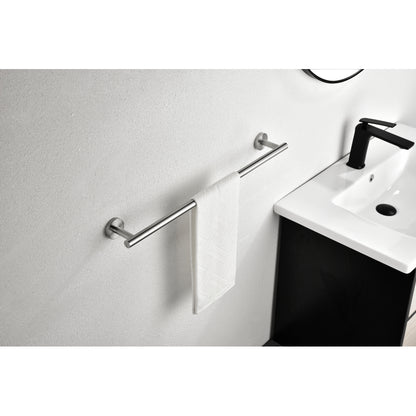 6 Piece Stainless Steel Bathroom Towel Rack Set Wall Mount