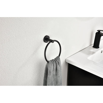 6 Piece Stainless Steel Bathroom Towel Rack Set Wall Mount