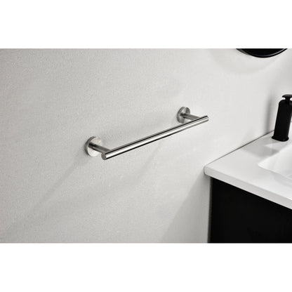 6 Piece Stainless Steel Bathroom Towel Rack Set Wall Mount