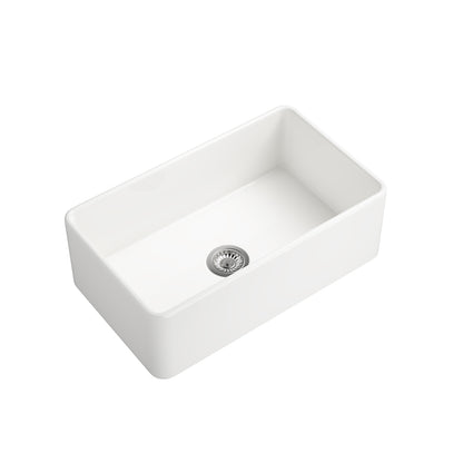 Farmhouse/Apron Front White Ceramic Kitchen Sink