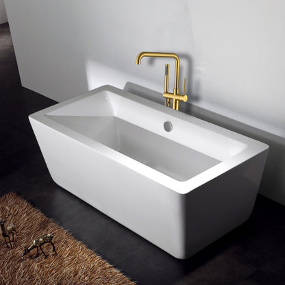 Freestanding Bathtub Faucet with Hand Shower