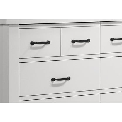 Cassini 51" White 6-Drawer Dresser