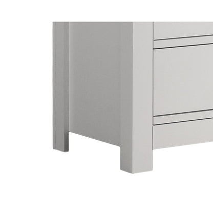 Cassini 51" White 6-Drawer Dresser