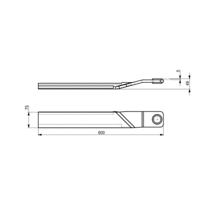 Replacements Blade for One Set of Mower Cutter