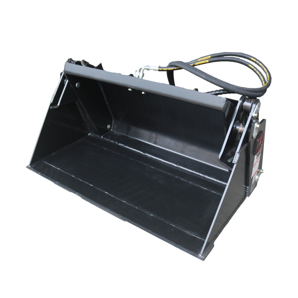 44" Small Skid Steer 4 in 1 Combo Multi Purpose Bucket Attachment Quick Tach