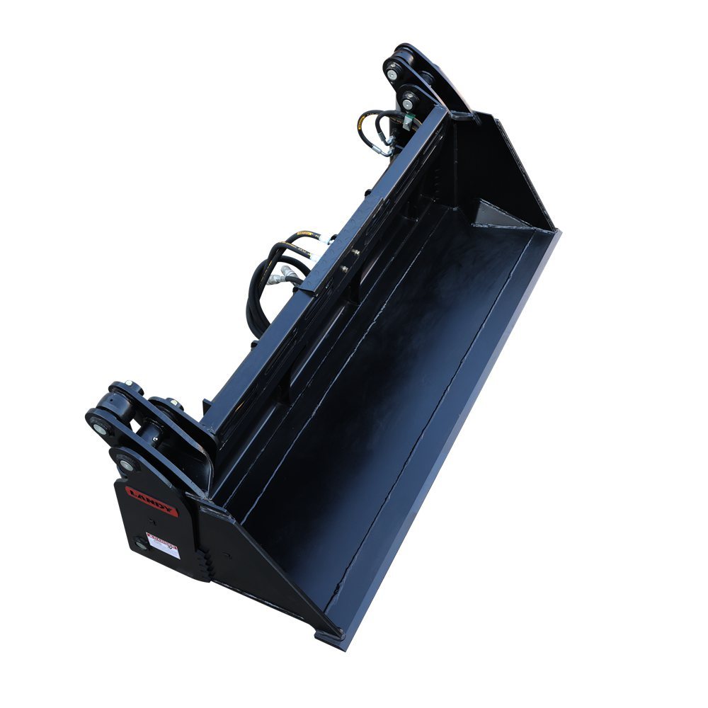 44" Small Skid Steer 4 in 1 Combo Multi Purpose Bucket Attachment Quick Tach