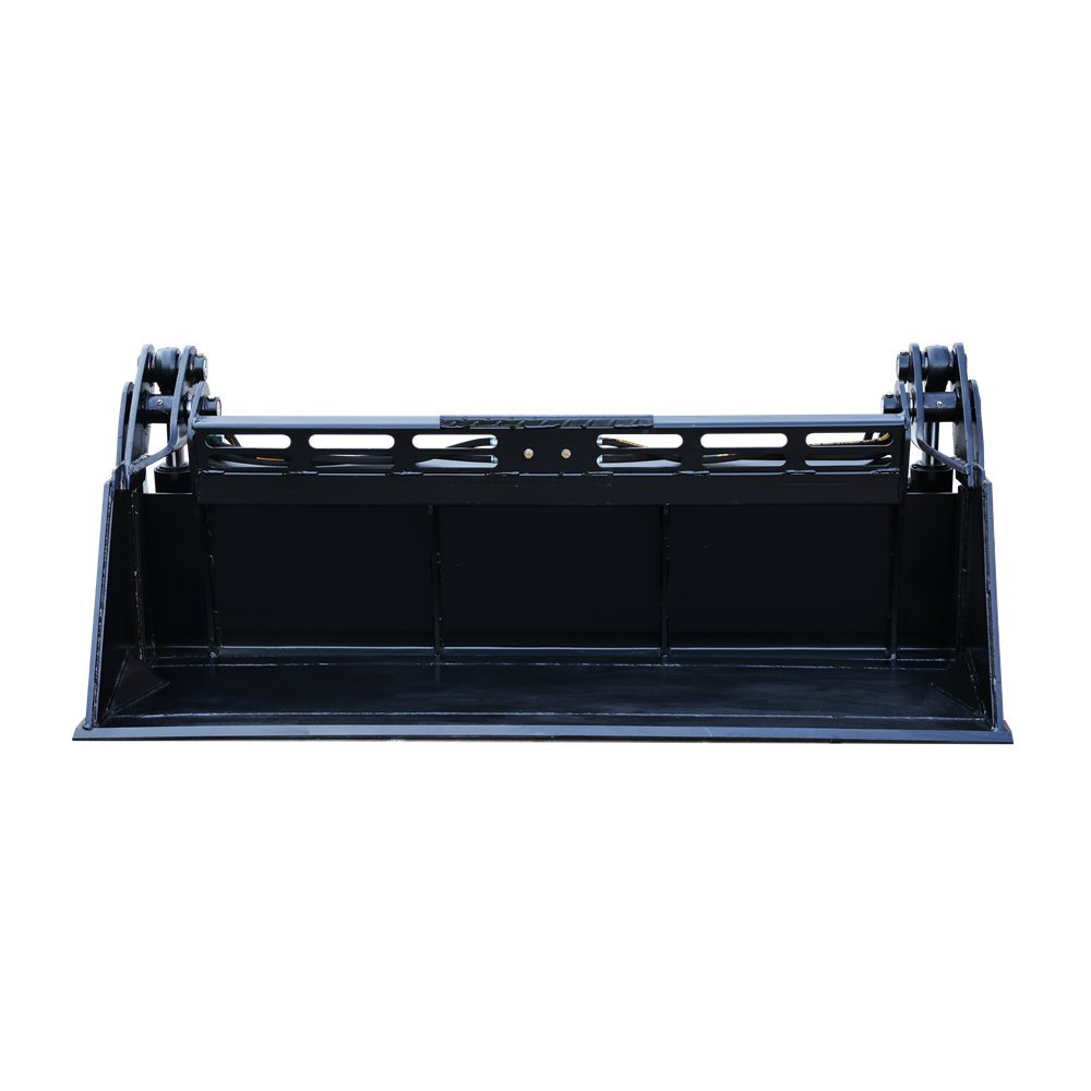 44" Small Skid Steer 4 in 1 Combo Multi Purpose Bucket Attachment Quick Tach