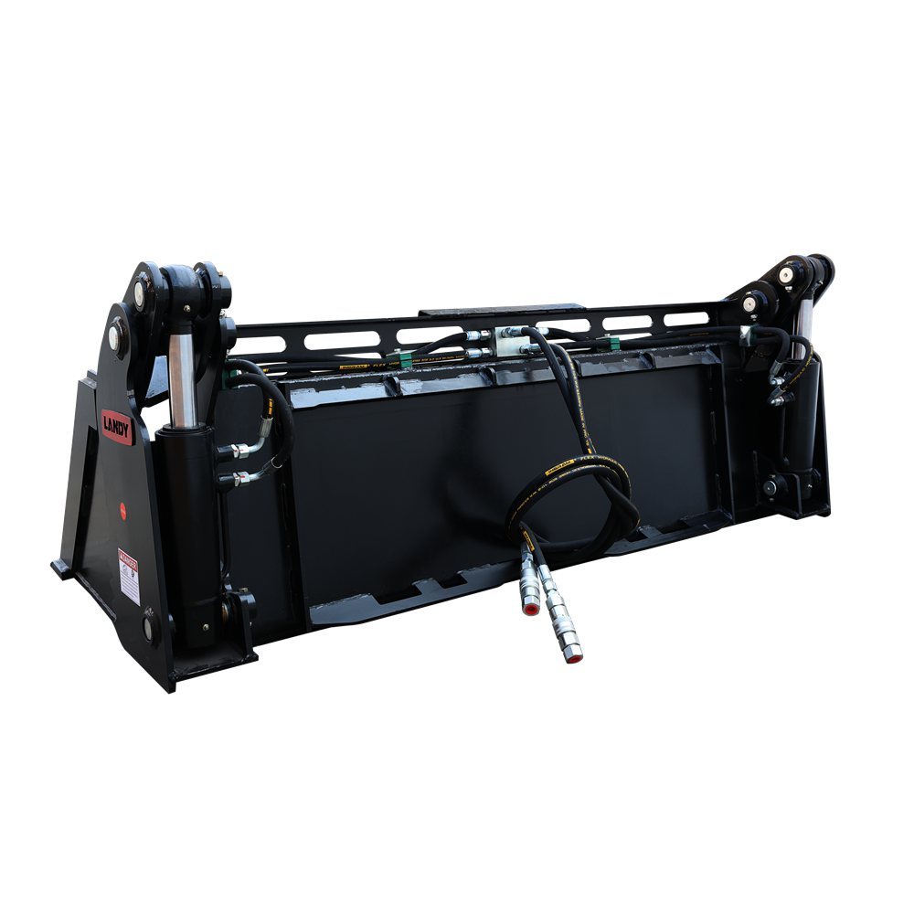 44" Small Skid Steer 4 in 1 Combo Multi Purpose Bucket Attachment Quick Tach