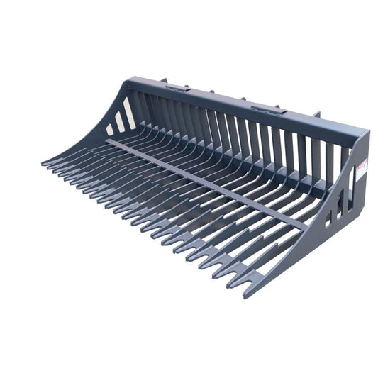 Skid Steer Attachments Skeleton Rock Bucket with Reinforced Front Cutting Edge and High Grade Flat Bar