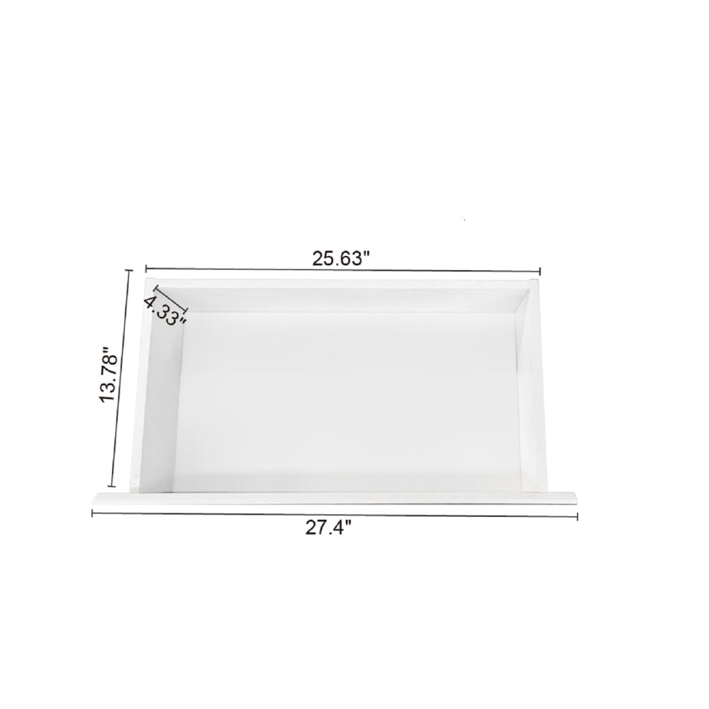 6 Drawer  Double Dresser for Bedroom Living Room Hallway,white