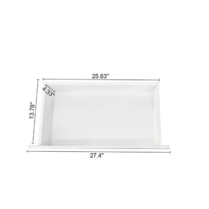 6 Drawer  Double Dresser for Bedroom Living Room Hallway,white