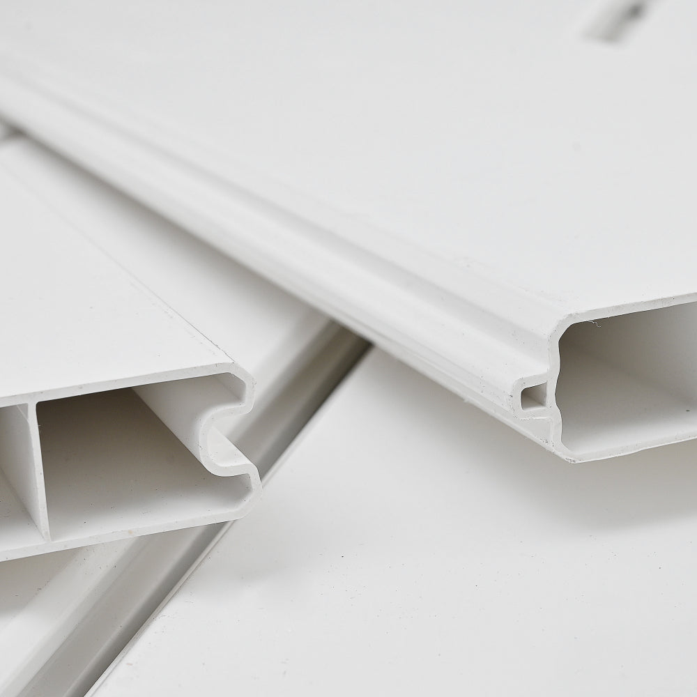 2 pcs x Privacy Fence Panels    6ft.H x 6ft.W  White Vinyl Fence set of 2 Pcs