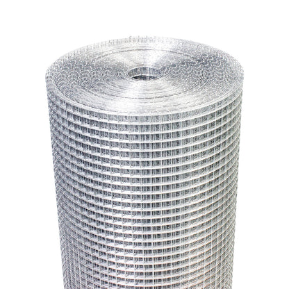 Hardware Cloth 1/4 inch 36in x 100ft 23 Gauge, Hot-dip Galvanized After Welding Chicken Wire Fence Roll Garden Plant Welded Metal Wire Fencing Roll, Rabbit Cages Snake Fence