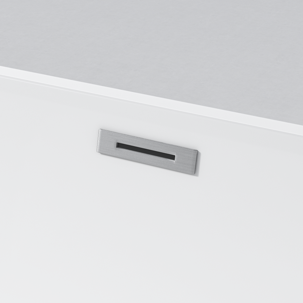 59" Acrylic Freestanding Bathtub, Unique Pleated Design, Glossy White, Brushed Nickel  Overflow and Pop-Up Drain, , cUPC Certified