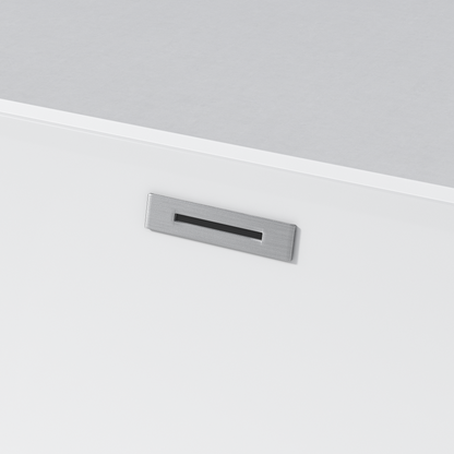 59" Acrylic Freestanding Bathtub, Unique Pleated Design, Glossy White, Brushed Nickel  Overflow and Pop-Up Drain, , cUPC Certified