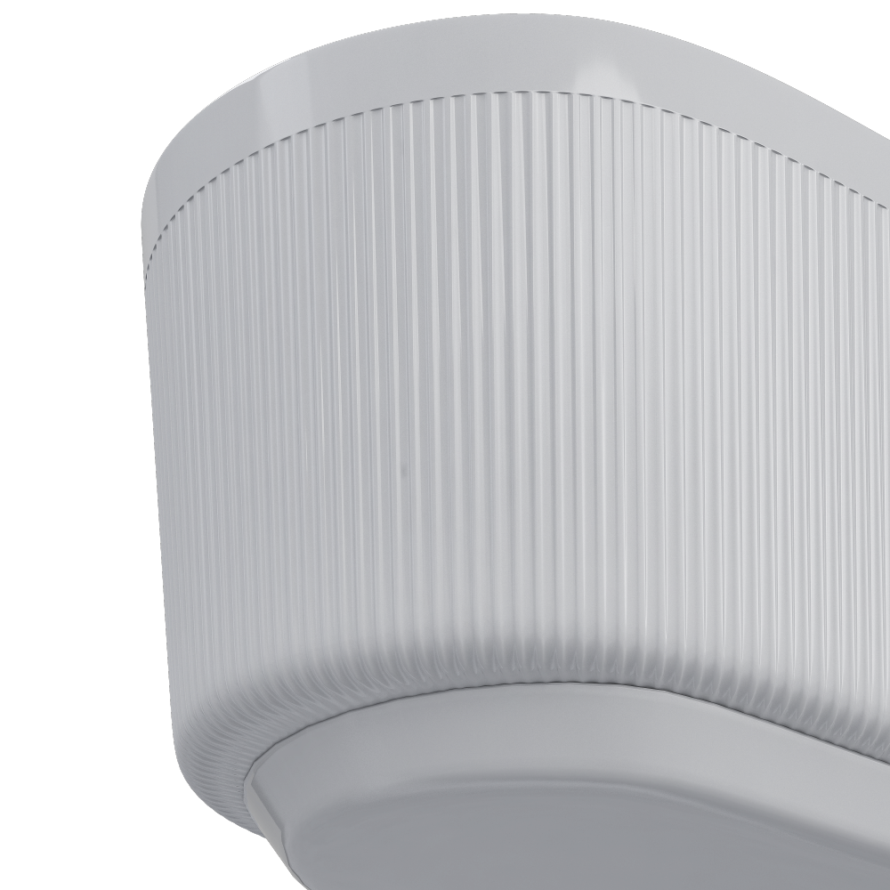 59" Acrylic Freestanding Bathtub, Unique Pleated Design, Glossy White, Chrome Overflow and Pop-Up Drain, , cUPC Certified